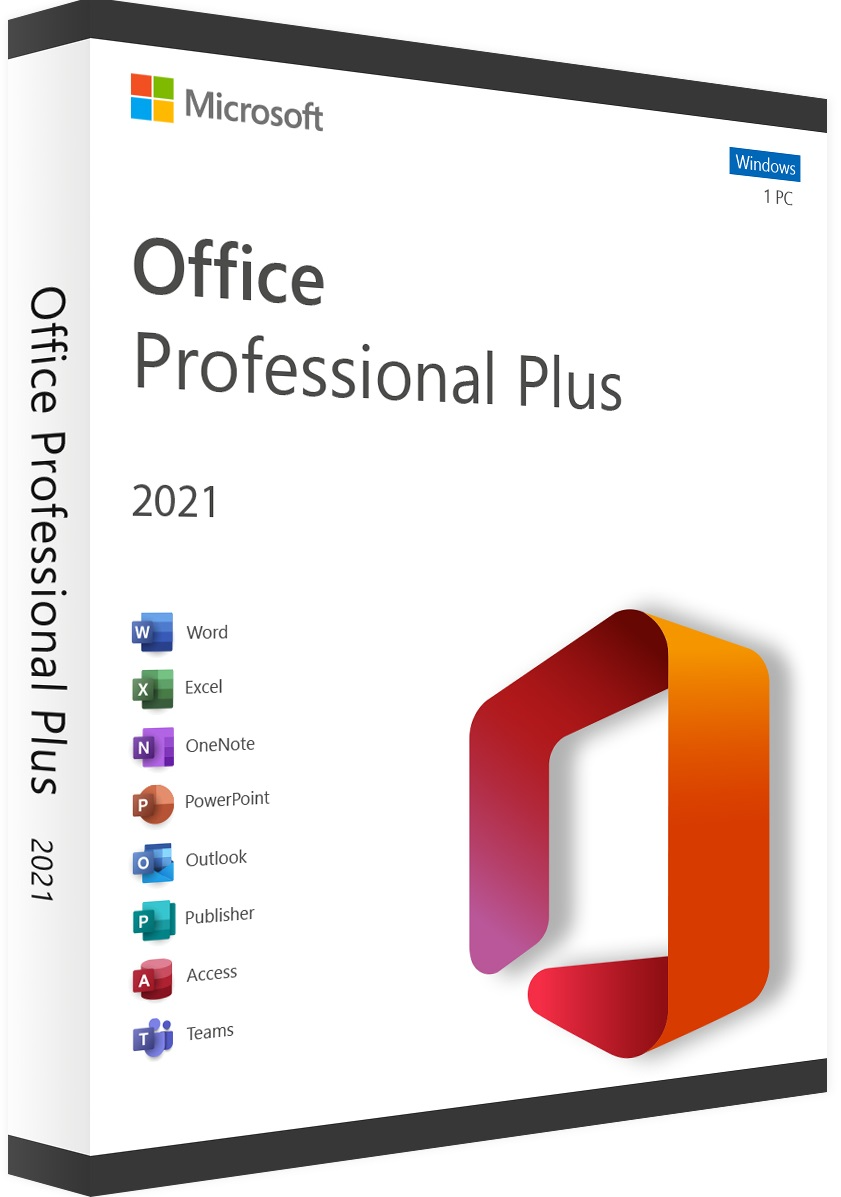 Office Professional Plus 2021 Original – Licencia Permanente (Solo Windows)